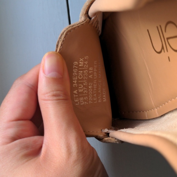 Calvin Klein Leta Blush Pink Loafers - Picture 7 of 7